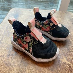 Toddler Shoes Nike Size 4C Flex Runner Vintage Floral Slip On BV1642-001